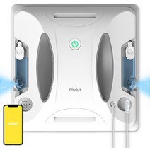 FMART W6 Window Cleaning Robot 3800Pa Strong APP, 한개옵션0