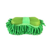 세차 유지보수 세차기 스펀지자동차 청소 브러시 ​​클리너 도구 마이크로 화이버 슈퍼 클린 자동차 윈도우 청소 스폰지 제품 천 수건 세척 장갑 자동 세탁기, 초록