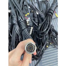 용융 압력 센서 트랜스듀서 트랜스미터 용 케이블이 있는 6 핀 커넥터, 03 6pin with 5m