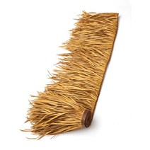 초가지붕 인조 볏짚 지푸라기 시골 인테리어 식당 농막 볏단, 기본 고엽황색 길이 1m x 폭 0.5m