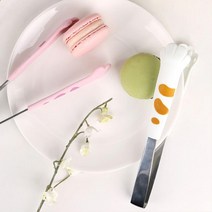 고양이 발바닥 쿠키 와플 샐러드집게 카페 요리 주방, 소(화이트)