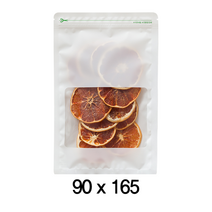 팩플러스 화이트창봉투(지퍼형/PP/타공) 90x165 100매 / 화이트지퍼백 / 화이트포장 / 포장지퍼백 / 포장봉투