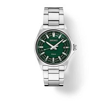 SEIKO 남성용 에센셜 스테인리스 스틸 시계 그린