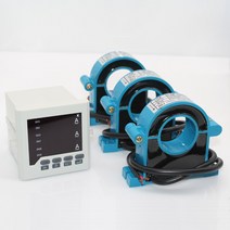 유속계 3pcs 클램프 CT 센서 AC0-50A 100A 150A 200A 400A 600A 상 전류계, 01 200A_04 120*120 미리메터