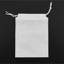 부직포 가방 복주머니 화이트 소형 포장 선물 답례품 구디백 더스트백 쇼핑백