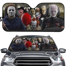 캠핑파라솔 자동 차양 미국 영화 공포 킬러 대형 먼지 남성용 밴 SUV 트럭 3D 멋진 파라솔 코체, 02 HTJA1757HC