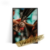 바버샵 네일샵 트림 수염 헤어 스타일 디자인 벽 아트 Pirnts 터 사진 광고 캔버스 회화 스티커 이발소 숍, 04 04_08 42x60cm No Frame