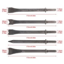 에어 임팩 렌치 드릴 120-460mm 치즐 헤드 하드 45 스틸 솔리드 셔블 헤드 트 해머 비트 절단녹 제거용 공압 도구 키트, CHINA, 5pcs 175mm Set, 5pcs 175mm Set