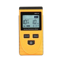 고정밀 표면 저항 시험기 GM3110 정전기 방지 디지털 측정기, 01 yellow