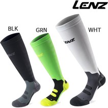 렌쯔[LENZ] Compression 1 0 남녀사이즈 보유! 컴프레션 기능성 스키양말 BLK GRN WHT