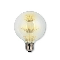 LED 눈꽃 에디슨 전구 G95 2W