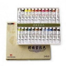 [∂LL7] 신한 한국화 물감 B세트 20ml 24색 학습용 교육용 수업용 그림 화물감 학교 학원 미술 미술용 동양화_h§eEA, §본상품§e, 옵션무[#@$]
