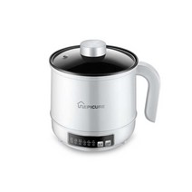 반반냄비 훠궈냄비 꼬치어묵냄비1.7l 싱글/더블 비 스틱 쿠커 스마트 밥솥 다기능 미니 전기 핫 포트 고품, 03 1.7L White A_02 EU