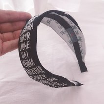 더피오니 내추럴 시크 블랙 가을캠핑 필라테스 요가 세안 헤어밴드