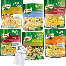 Pasta Side Dish Variety Pack of 6 Yummy Flavors | Knorr Pasta Sides 6 Creamy Cheesy Pasta Side Dishe, 1