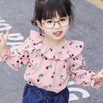 보니또 퍼프소매 유아 블라우스