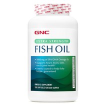 GNC 피쉬오일 1000mg 오메가3 EPA DHA 120정, 1개, 기본