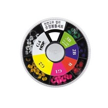해동 순정고무 컬러 봉돌세트 좁쌀봉돌 조개추