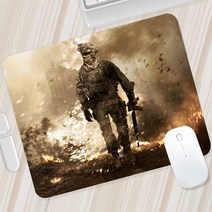 게이밍책상 pc방책상 콜오브 듀티 모던 워 페어 소형 마우스 패드 게임용 PC 게이머 매트 컴퓨터 사무실 노, 02 A2_02 LockEdge250x200x2mm