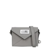 MM6 23FW 라이트그레이 재패니즈 6 미니 크로스백 SB6ZI0006 P5691 T8026