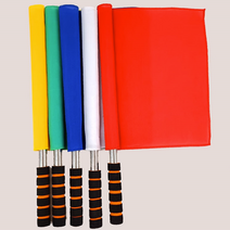 또렷한 청기백기 깃발춤 가이드깃발 인솔자깃발 응원 미니, 옐로우, 1개