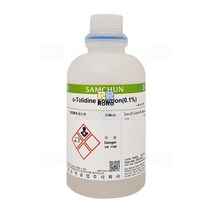 o-톨리딘용액 0.1% (T0475) 500ml 시약 화공약품/과학 실험 키트 교구 도구 만들기