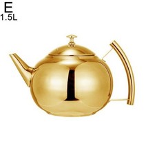 실버 골드 1/ 1.5 /2L 주전자 스테인레스 스틸 주전자 호텔 호텔 레스토랑 주전자 주전자 액세서리 메이커 주방 커피 N3J9, 1.5L gold