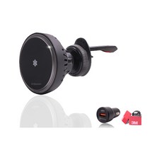 크랩슨 쿨러링 맥세이프 고속무선충전 휴대폰 거치대, 크랩슨 쿨러링 무선충전 거치대 기본