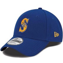 New Era MLB Road The League 9FORTY 조절 가능한 캡 4643216288, Seattle Mariners Blue