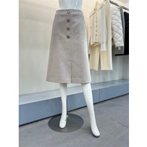 나이스크랍 단추디테일 A라인스커트(A224MWSA02)