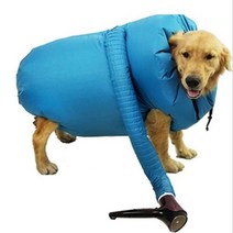 고양이 드라이룸 드라이기 강아지건조기 건조 가방 애완 동물 강아지 목욕 불어 머리 상자 가정용 헤어 드라이어, blue M