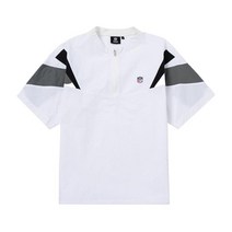 NFL F222MTS327 엔드존 하프집업 티셔츠 BWHITE