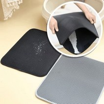바보사랑 애견용품 고양이 사막화방지 매트 2size 2color .디작소, 소그레이