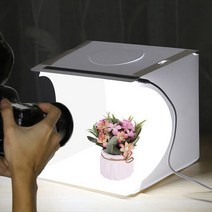 LED 포토박스 40Cm 30Cm 20Cm 셀프미니 스튜디오 사진 촬영박스 USB충전식, 40cm배경지 그린