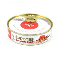 11931 BANGA 쉬프로띠 따마뜨 마르체 160g 훈연청어 인 토마토소스, 1개