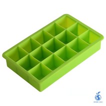 얼음틀 아이스 메이커 냉동실 휴대용 바 실리콘 무독성 뚜껑, 5.Green without lid