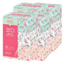 코디 뉴플라워 천연펄프 미용티슈 250매