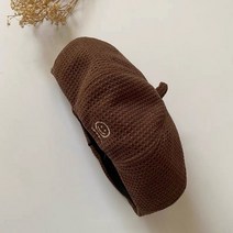 에이와이 유아용 코듀로이 스마일 골덴 베레모