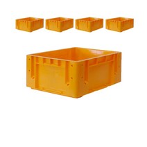 +[플렉스온]+공구박스 볼트 플라스틱상자 자재관리 부품함 보관함 다용도정리함 소품 적재[FLEXON], 노랑