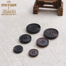 (10개)기본자켓단추15mm 20mm 25mm, 15mm진브라운