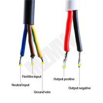 방수 스위칭 전원 공급 장치 조명 변압기 SMPS 정전압 드라이버 400W AC-DC 12V 36V IP67, 05 48V_02 500W_01 200-240VAC