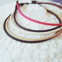 키치아일랜드 키치아일랜드 얇은 꼬임가죽 머리띠 (2430705)