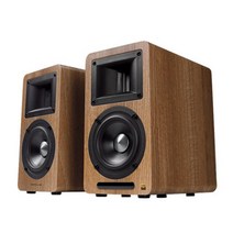 실내용스피커 침실 서재 Airpulse A80 블루투스 스피커 액티브 Bookshefl 서브 우퍼 출력 APT-X 5.0 XOMS U, 01 나무
