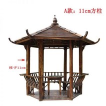 정자 팔각정자 육각정자 나무102881, Type A 11cm 사각기둥(무료배송