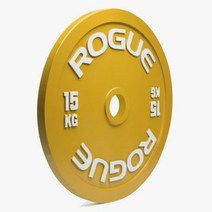 메트콘 로그 바벨 원판 우레탄 범퍼 플레이트 LB 중량 헬스 2개세트, (ROGUE) 15KG×2