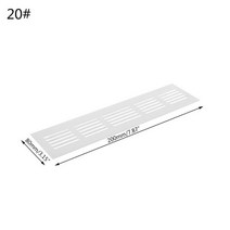 환풍기설치방법15cm 20cm 25cm 30cm 40cm 50cm 알루미늄 합금 에어 벤트 천공 시트 웹 플레이트 환기 그릴