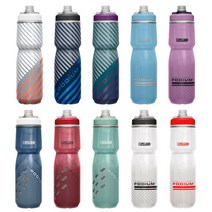 카멜백 포디엄 칠 24oz (710ml) / 자전거 보냉물통, 네이비 스트라이프, 1개