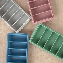 파스텔 실리콘 막대 얼음틀 6구 4color 긴얼음 아이스트레이 텀블러얼음트레이