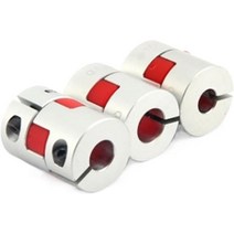 알루미늄 리지드 샤프트 커플링 1 pc D20L25 매화 플렉시블 꽃 모터 커넥터, 04 5mmX10mm