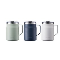 락앤락 메트로 보온보냉 손잡이 텀블러 머그 475ml (LHC4219), 색상랜덤